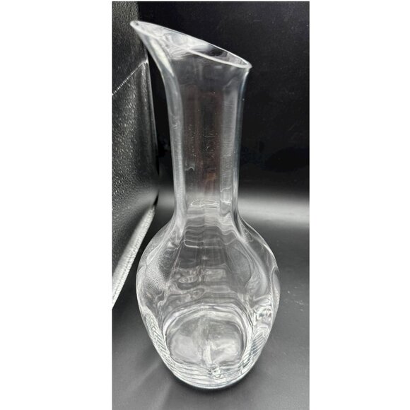 Wedgwood Lead Crystal Devon Collection Optic Carafe Wine Decanter England Vtg - Picture 5 of 8